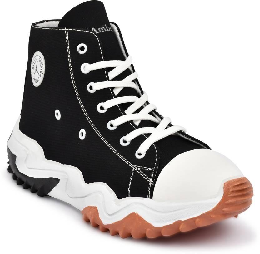 Comfortable Part wear High Tops For Men (Black)