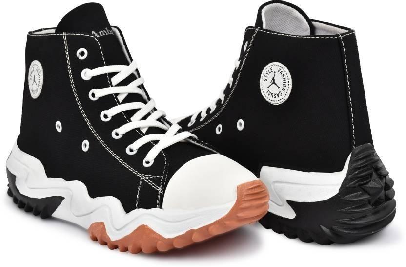 Comfortable Part wear High Tops For Men (Black)
